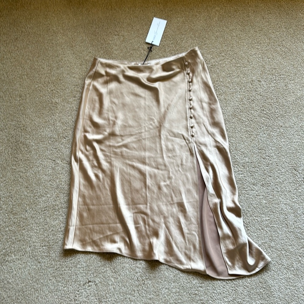 Vici Summer of Diane Gold Midi Skirt